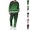 Green, variant on HAJWOH Sweatsuits for Mens Gradient Casual Crewneck Sweatshirt and Jogger Pants Set Fall Winter Athletic Fashion Long Sleeves Sweat Suits