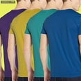 thumbnail image 6 of BILLIONHATS 36 Pack Mens Cotton Short Sleeve Lightweight T-Shirts, Bulk Crew Tees for Guys, Mixed Bright Colors Bulk Pack, X-Large, 6 of 7