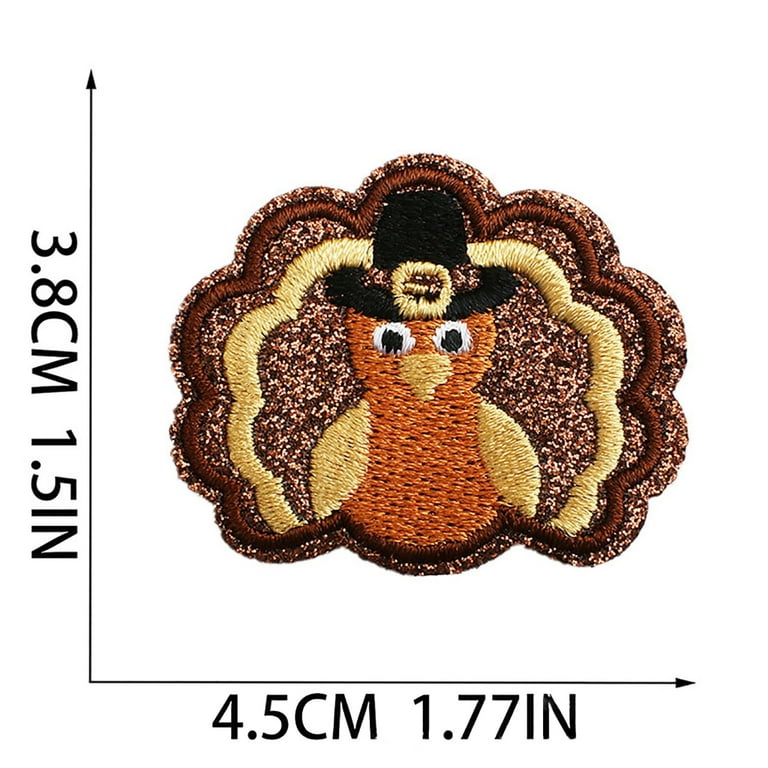 TINYSOME Christmas Iron on Patches Sew Applique Embroidered Patches for  Jeans Clothes 