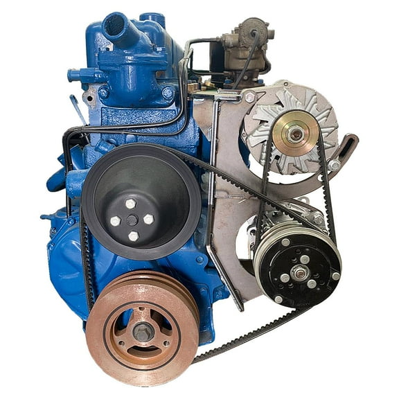 Vintage Air 152830 Chevy 6 Driver-Side Alternator and A/C Bracket