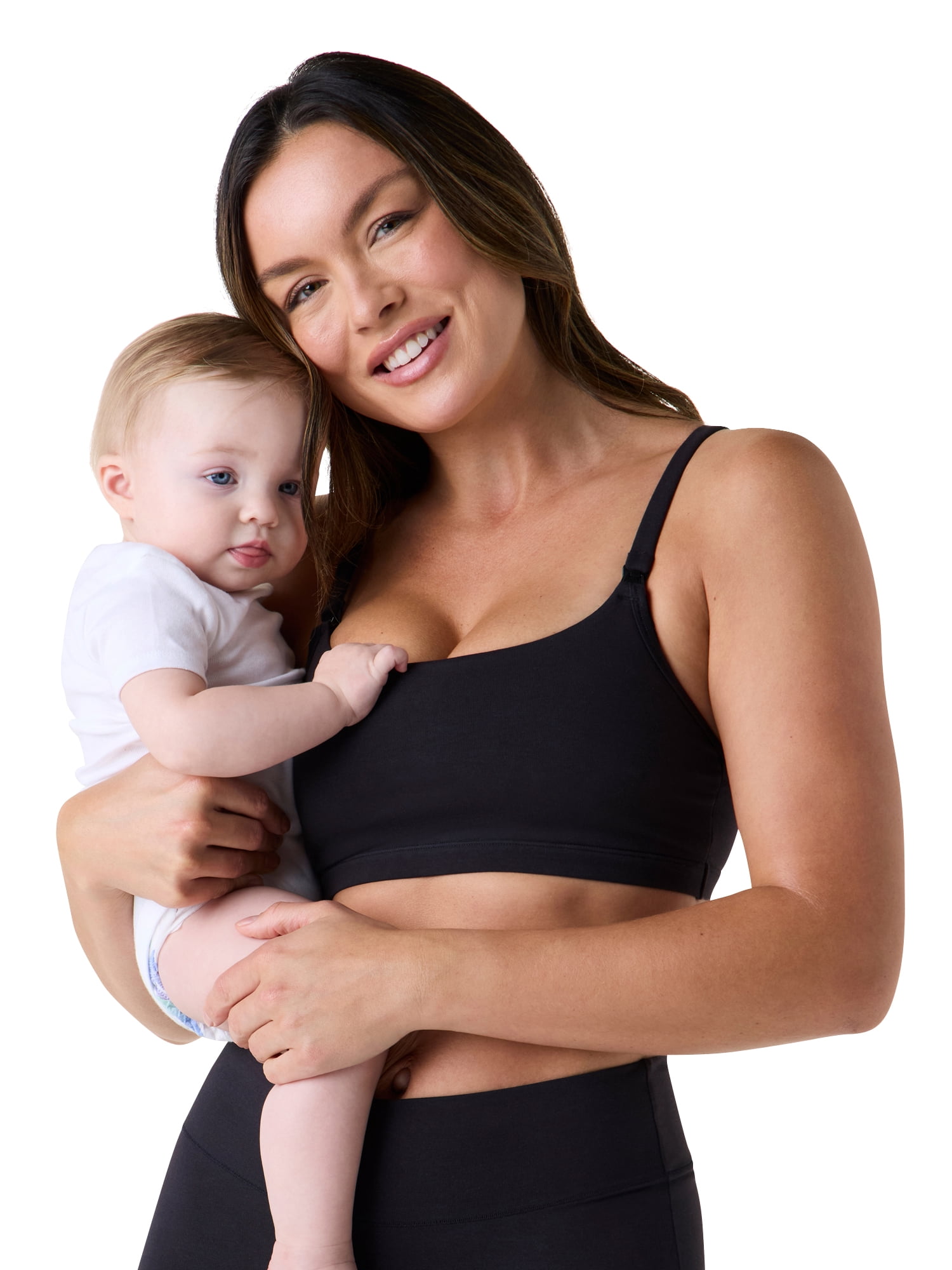 Ingrid & Isabel For Every Belly Women's Maternity & Nursing Cotton Jersey Bralette, SizesS-4XL