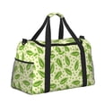 thumbnail image 2 of Balery Green Peas Bolsa de Gimnasio para Mujeres, Bolsa de Viaje con Bolsillo Húmedo, Bolsa de Fin de Semana para Mujeres, Bolsa de Viaje Resistente al Agua, 2 of 7