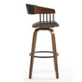 thumbnail image 3 of Glamour Home Arch Upholstered Dining Parsons Chair with Brown Cushion - Set of 2, 3 of 8