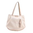 thumbnail image 1 of Bolso de hombro para mujer, moderno bolso de verano con cremallera, ligero, bolso de mano para mujer Blanco, 1 of 9