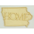 thumbnail image 1 of 1 Pc, Medium 1/4 Inch Thick Iowa State Cutouts w/"Home" Great For Quick & Easy Project Making, 1 of 3
