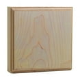 thumbnail image 4 of Hardwood Casing Corner Block 1" x 4" Square EWAP41, Cherry, 4 of 5