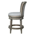 thumbnail image 4 of Home Square Wood Counter Height Swivel Barstool in Weathered Gray - Set of 3, 4 of 7