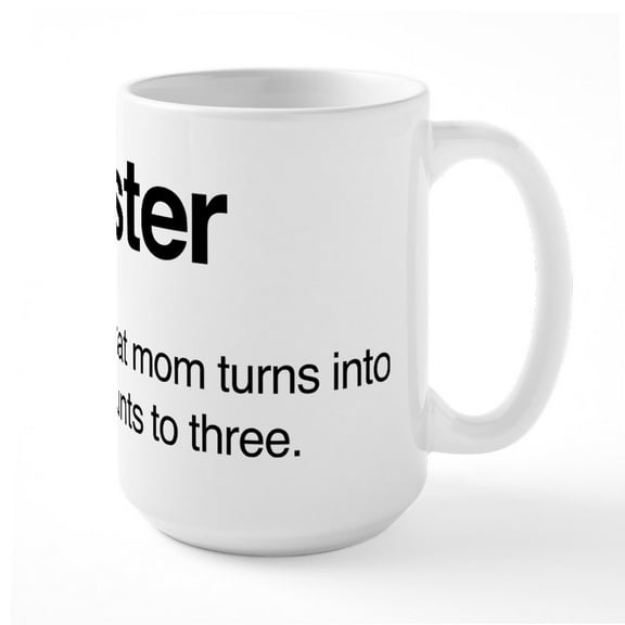 CafePress - Momster Large Mug - 15 oz Ceramic Large White Novelty Mug