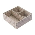 thumbnail image 2 of 4 cestas de almacenamiento tejidas, divisor de cajón, organizador multiusos para baño, contenedores de almacenamiento para cocina, despensa, oficina, Caqui, 2 of 8