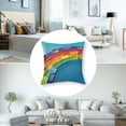 thumbnail image 5 of Acheng Rainbow Print Throw Pillow Covers ,Pillow Cushion ,Throw Pillows for Couch Bedroom Living Room,Set of 2 White, 5 of 7