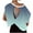 2-Blue, variant on Anqov T Shirts for Women, Fashion Printed Short Sleeve Workout Shirts Open Back Tops, Daily Fitness Athletic Yoga Casual Crop Running Gym Tees