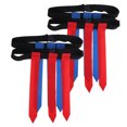 thumbnail image 1 of TEHAUX 4Pcs Multiuse Football Flag Belts Assorted Colors Quick Wear for Flag Football Practice and Competition, 1 of 6