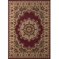 thumbnail image 2 of Designer Home Soft Traditional Oriental Area Rug with Center Medallion Actual Size: 1' 11" x  3' 3" Rectangle (Burgundy), 2 of 5