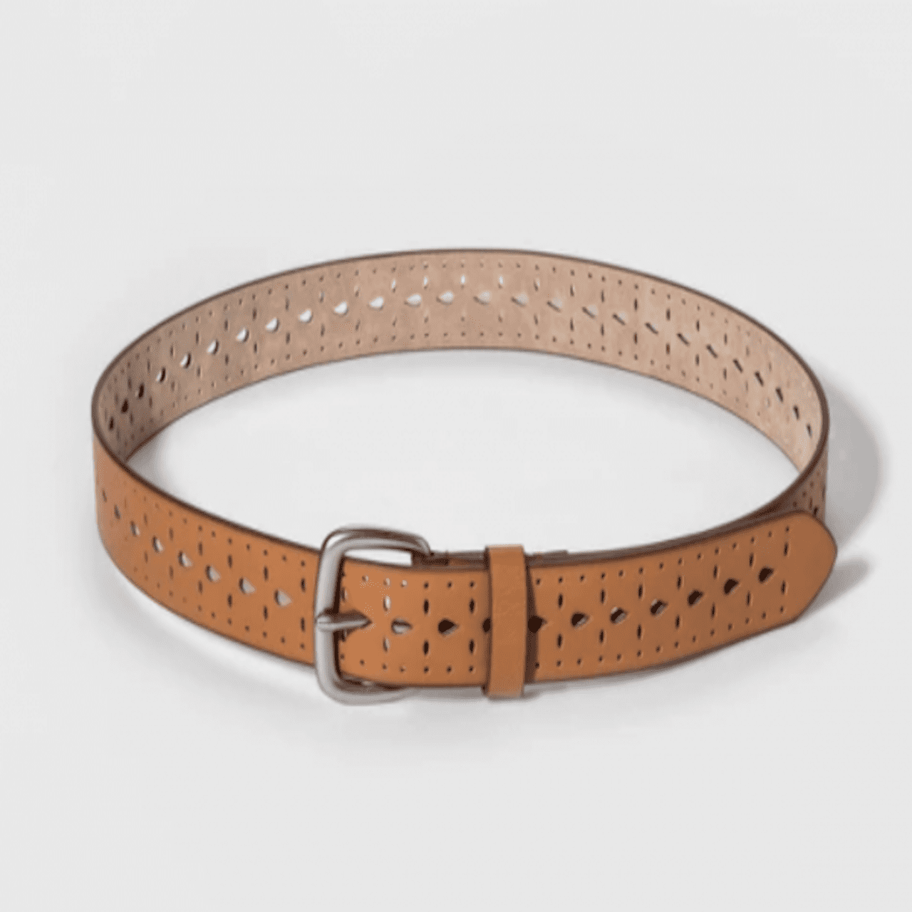 light brown belt