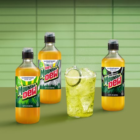 NEW SODASTREAM MOUNTAIN DEW DRINK MIX, 14.9OZ