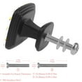 thumbnail image 3 of 4 Pcs Square Cabinet Handle Drawer Pulls Daisy Knobs with Screws Furniture Office Cabinet Knob Decoration, 3 of 7