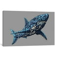 thumbnail image 2 of "Great White Shark In Color I" by BIOWORKZ Canvas Print, 2 of 5