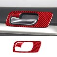 thumbnail image 1 of Driver Inner Door Handle Panel Trim Cover Carbon Fiber for Acura TSX 2003-08 Red, 1 of 4