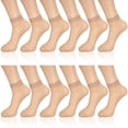 thumbnail image 1 of Calcetines Geyoga Sheer Nylon Transparente para Mujer x12, 1 of 7