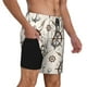 thumbnail image 2 of Balery Anchor with Rope Bañador para hombre, shorts de playa de secado rápido con entrepierna y forro de compresión-3X-Large, 2 of 6