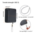 thumbnail image 2 of Punch Free Automatic Sensor Door Closer 47.2" Retractable Cable Lock for Home, Office Doors 800g 4Set Black, 2 of 6