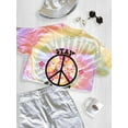 thumbnail image 3 of Stay Groovy Quote Tie Dye Spiral Women -Image by Shutterstock, Female x-Large, 3 of 4