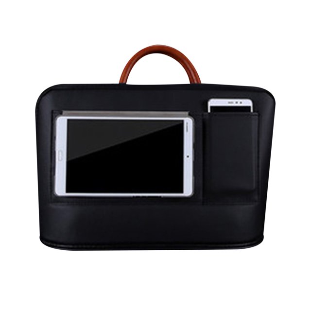 CARTTOU Leather Car Net Pocket Handbag Holder Multifunction Between the Car Seat Hanging Bag