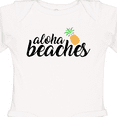 thumbnail image 4 of Inktastic Hawaiian Pineapple Aloha Beaches Boys or Girls Long Sleeve Baby Bodysuit, 4 of 5