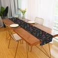 thumbnail image 2 of Yayeee Table Runner 70 inches Long Home Kitchen Dinning Party Decoration, Black Neon Lightning, 2 of 7