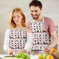 thumbnail image 3 of White Christmas Animal and Car Apron-Garden Aprons for Women with Pockets-Cotton Linen Waterproof Kitchen Cooking Gardening Aprons Adjustable for Kitchen,Cooking,BBQ and Salon 32"x27", 3 of 7
