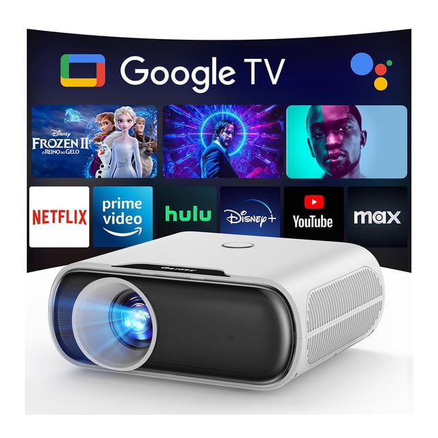 Proyector Goiaey 1500 ANSI portátil inteligente con WiFi y Bluetooth
