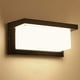 thumbnail image 1 of Lámpara de pared LED para exteriores de 18 W, luz blanca fría de 6000 K, IP65, iluminación decorativa moderna de aluminio resistente al agua, 1 of 5
