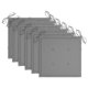thumbnail image 5 of Juego de 6 sillas de comedor para exteriores Casafoyer con cojines de madera de acacia, 5 of 5