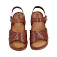 thumbnail image 5 of Huaraches Mujer Piel Plataforma Lobo Solo Cómodos Sandalias naranja 25 Lobo Solo 1705N, 5 of 5