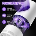 thumbnail image 4 of Fruit Fly Traps for Indoors Fan Powered Bug Catcher for Mosquitoes,Gnats,Moths and Fruit Flies,Silent and Effective,Indoor Mosquito Trap,6.5In, 4 of 9