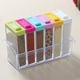 thumbnail image 2 of Advancent Caja de condimentos, 6 rejillas, tarro de almacenamiento de azúcar y sal, comedor en casa, Hotel, cafetería, restaurante, cocina, botella Cocina y Comedor Advancent HA071873-01, 2 of 6