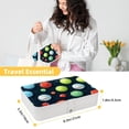 thumbnail image 5 of Tennis PU Leather Jewelry Stand with Removable Compartment and Portable Display Case - Necklace and Travel Organizer, 5 of 6
