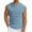 Light Blue, variant on yillto Men's Tank Tee Sleeveless Crew Neck Workout Gym Ribbon Lightweight Causal Basic Shirts Tops
