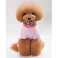 thumbnail image 2 of Ropa de para proteger de Pijamas de Moda para Mascotas con Ciruelo Flor Perro Perrito Chaleco Suave Rosa S Yinane Camisas de cachorro de perro de mascota, 2 of 8