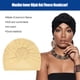thumbnail image 5 of Minnieouse Turbante Nudo Interior Hijab Cruz Color sólido Pañuelo para la cabeza Pañuelo torcido Sombreros Gorras Estilo Pérdida Bonnet Boda Sombreros Beige Minnieouse AP011272-09B, 5 of 6