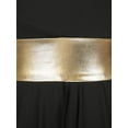 thumbnail image 7 of Zaldita Women's Asymmetrical Praise Dance Tunic Color Block Liturgical Worship Dance Dress Black M, 7 of 7