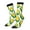 2 Black-1, variant on Corn Cob Pattern Sport Socks for Women and Men Crew Socks Sporty Calf Socks Casual Socks