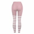 thumbnail image 6 of Gyexs Red and White Striped Tights for Women Christmas Leggings Funny Party Wear Soft Thermal Winter Tights Pink & Size S, 6 of 6