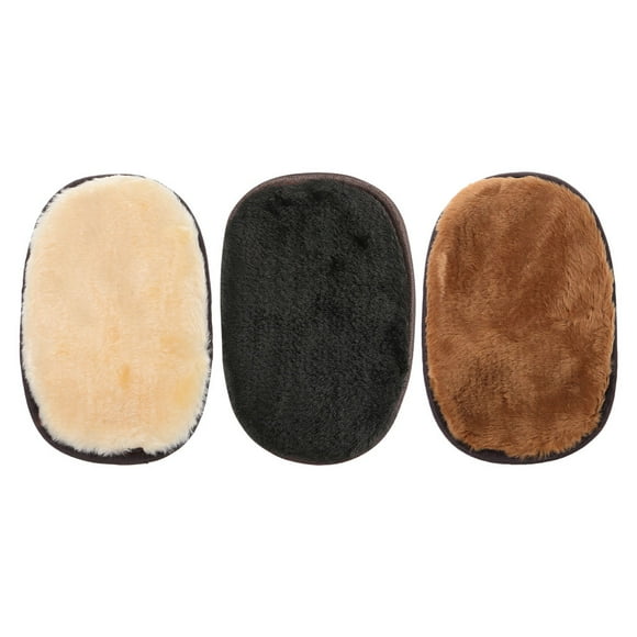 Manoplas para pulir zapatos de cuero, 3 uds., para uso doméstico, botas de cuero, manopla de limpieza para pulir zapatos, paño para pulir zapatos de cuero