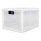 thumbnail image 3 of Lock Box Clear Food Storage Container Medicine Case with 3-Digit Combination Lock for Home Transparent White, 3 of 5