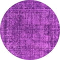 thumbnail image 1 of Ahgly Company Indoor Round Oriental Pink Industrial Area Rugs, 3' Round, 1 of 4