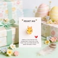 thumbnail image 4 of Dvkptbk English Encouragement Bunny Pocket Card Desktop Decorative Inspirational Blessings and Affectionate Messages easter decorations, 4 of 6