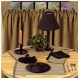 thumbnail image 2 of Home Collection De Raghu York Ticking Camino De Mesa Negro Y Nuez Moscada 14 Por 36 Pulgadas, 2 of 2