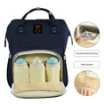 thumbnail image 3 of Gimars Waterproof Adjustable Shoulder Straps Insulated Pockets Large Capacity Zipper Pockets Backpack Diaper Bag, Blue, 3 of 7