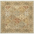 thumbnail image 5 of SAFAVIEH Heritage Abbey Traditional Wool Area Rug, Light Blue/Light Brown, 4'6" x 6'6" Oval, 5 of 9
